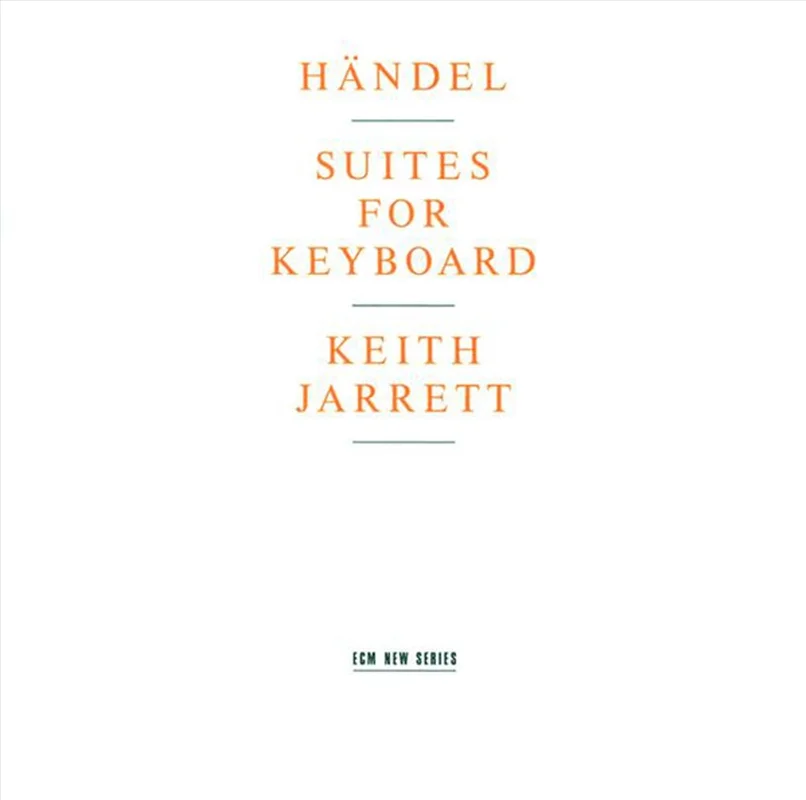 Handel:Suites For Keyboar - Jarrett, Keith Cd Album