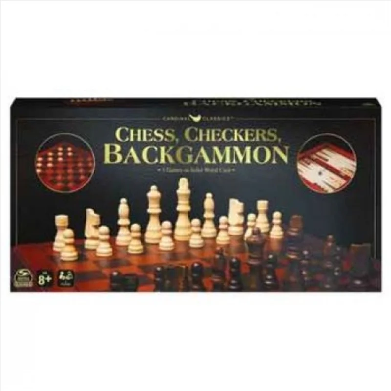 Backgammon Chess Checkers Deluxe