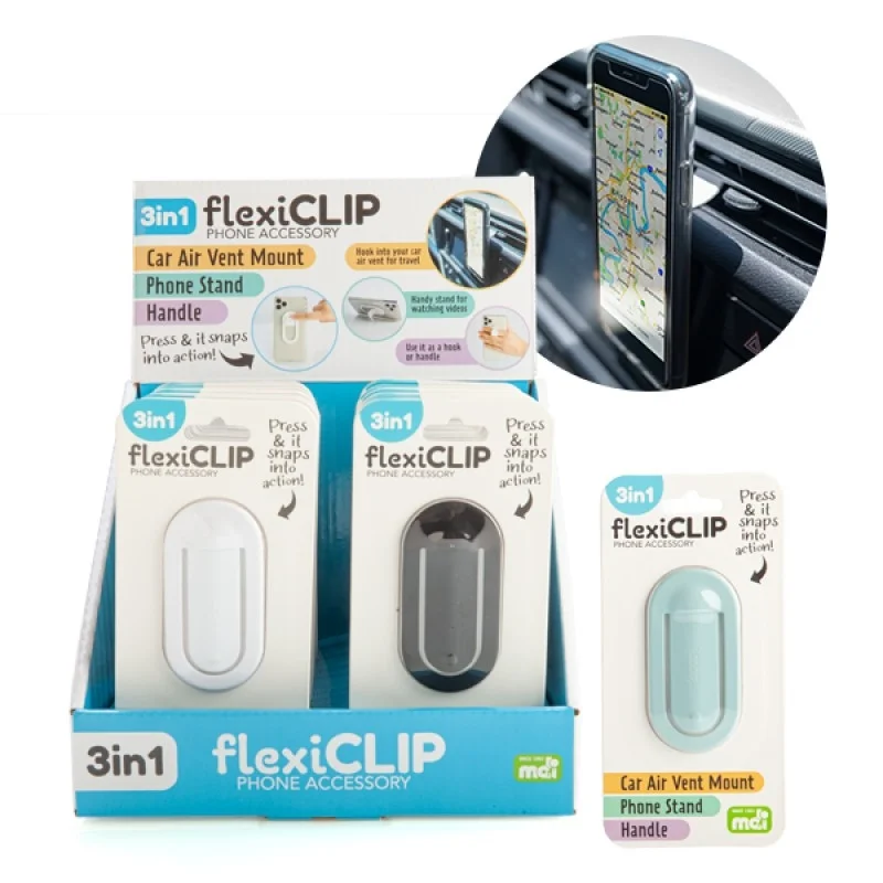 Flexiclip 3-in-1 Phone Accessory (SENT AT RANDOM)