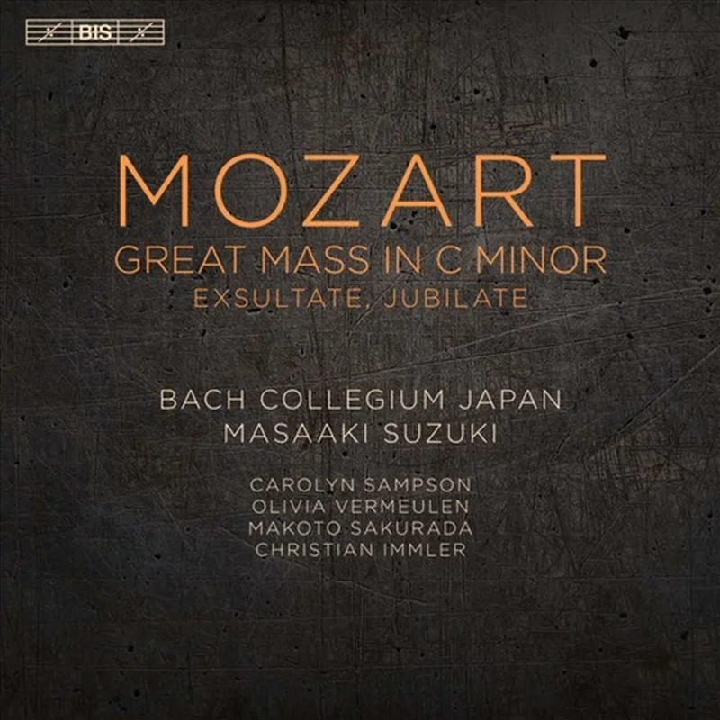 Mozart: Great Mass In C Minor - Mozart: Bach Collegium Japan Cd Album