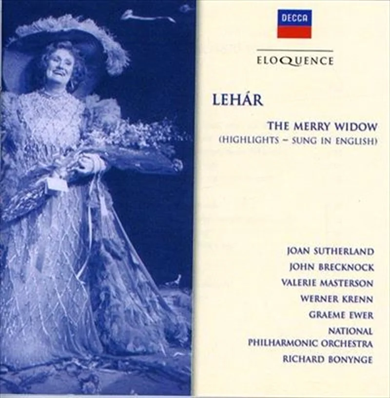 Merry Widow-Hlts/English - Lehar, Franz Cd Album