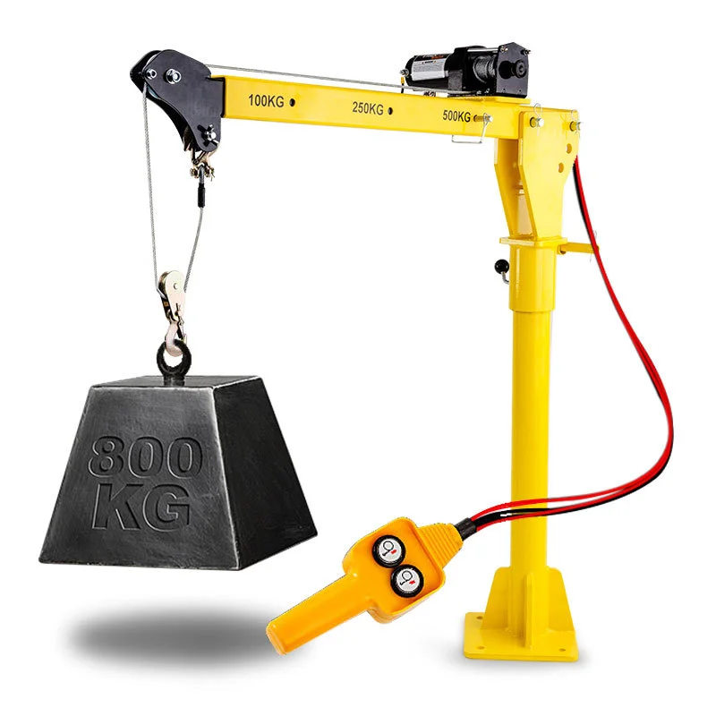 T-REX 12V 800kg 360 Degree Swivel Lifting Crane, for Ute Truck Workshop