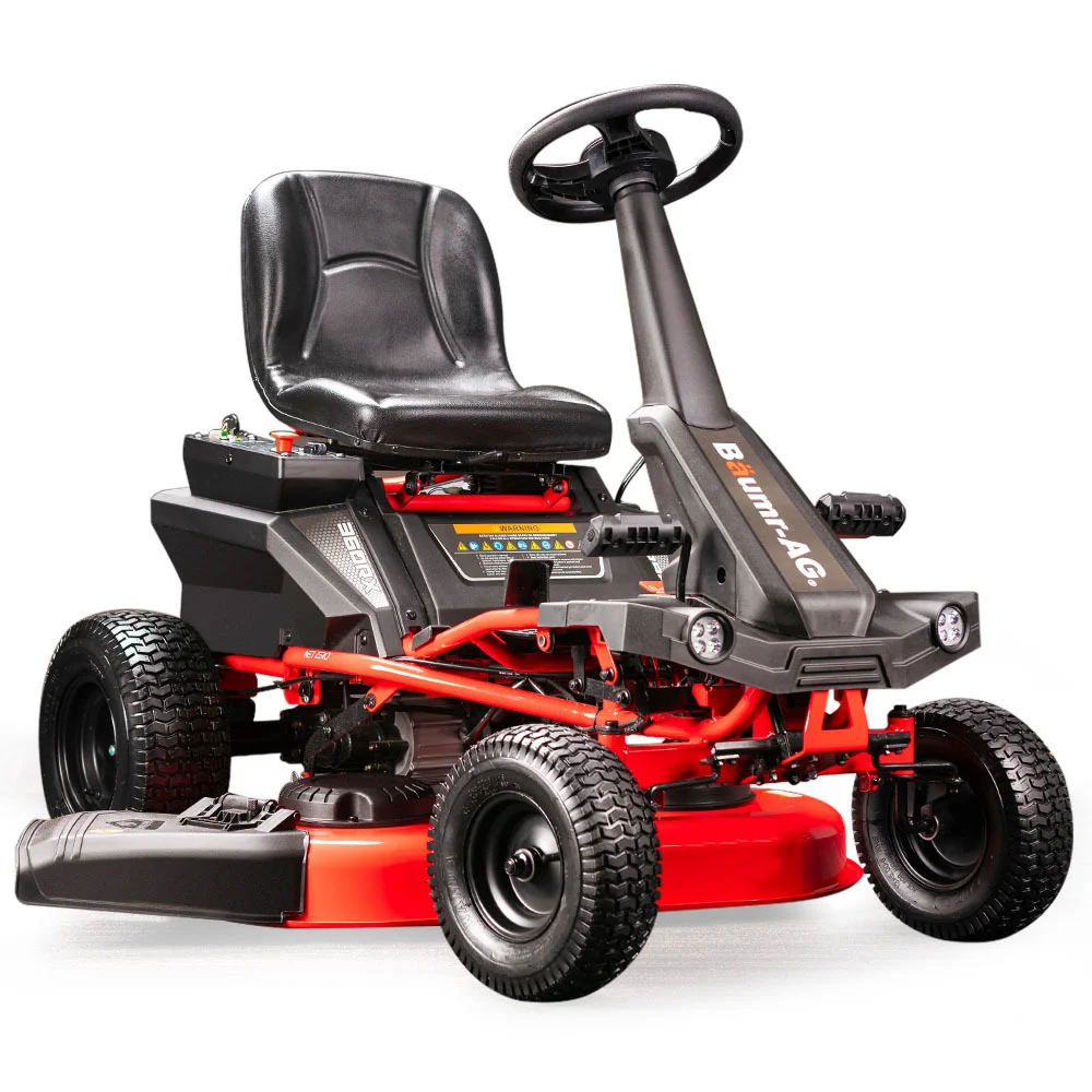 BAUMR-AG 36 Inch 48V Electric Ride On Lawn Mower Brushless Lawnmower - 360RX