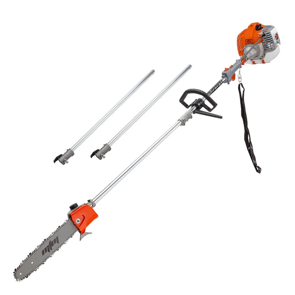 MTM 62CC Pole Chainsaw Saw Petrol Chain Tree Pruner Extended Extension Cutter