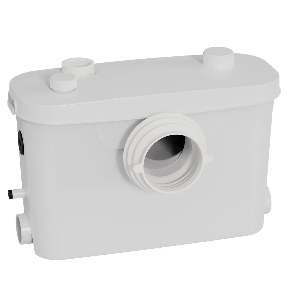 PROTEGE Macerator Pump, with 4 Inlet, for P-Trap Toilet, House, Bathroom, Shower, Sink, Washing Machine