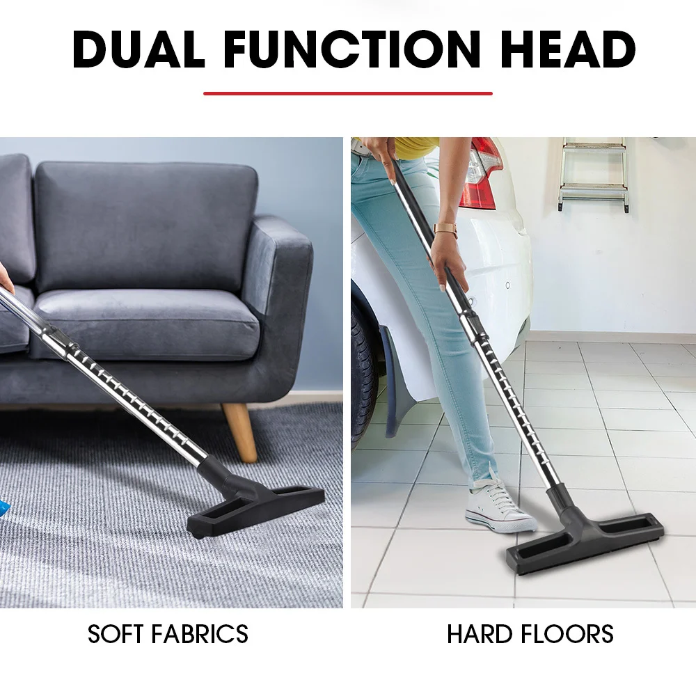 BAUMR-AG 30L Cordless Wet & Dry Vacuum Cleaner Kit, with 4Ah battery and Charger, Blower, HEPA Filter, Accessories, Stainless Steel, for Car, Home, Ga thumbnail 9