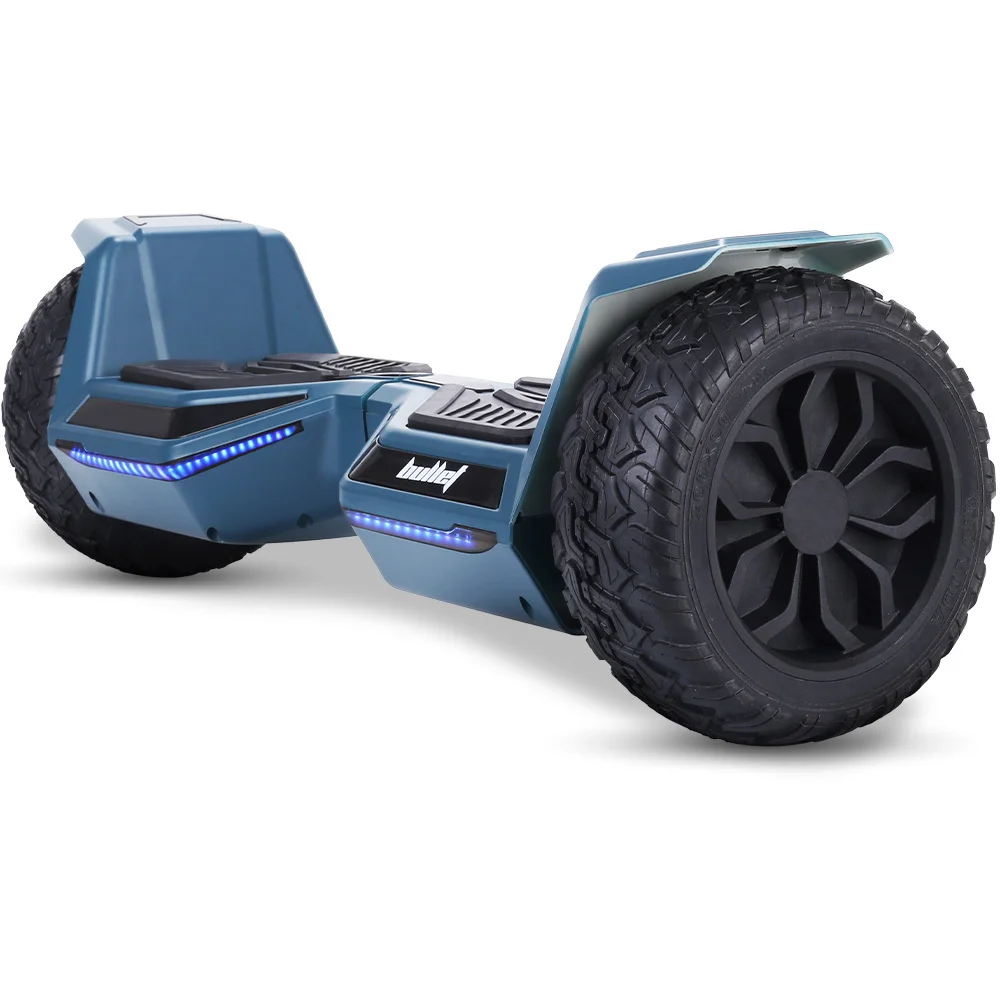 BULLET SX-4500 Hoverboard Scooter, 700W Brushless, UL Certified, AU Compliant, 8.5" Wheels, Superior Self Balancing System, LED Lights, Carry Bag, Navy Blue