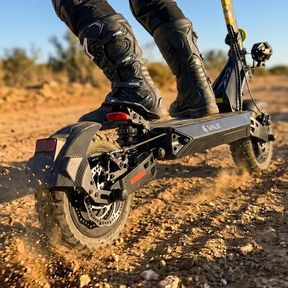VALK Ego 8 Electric Scooter, 500W, AU Compliant, 48V 13Ah, 55km Max Range, eScooter for Adults, Foldable, Off Road, Black thumbnail 4