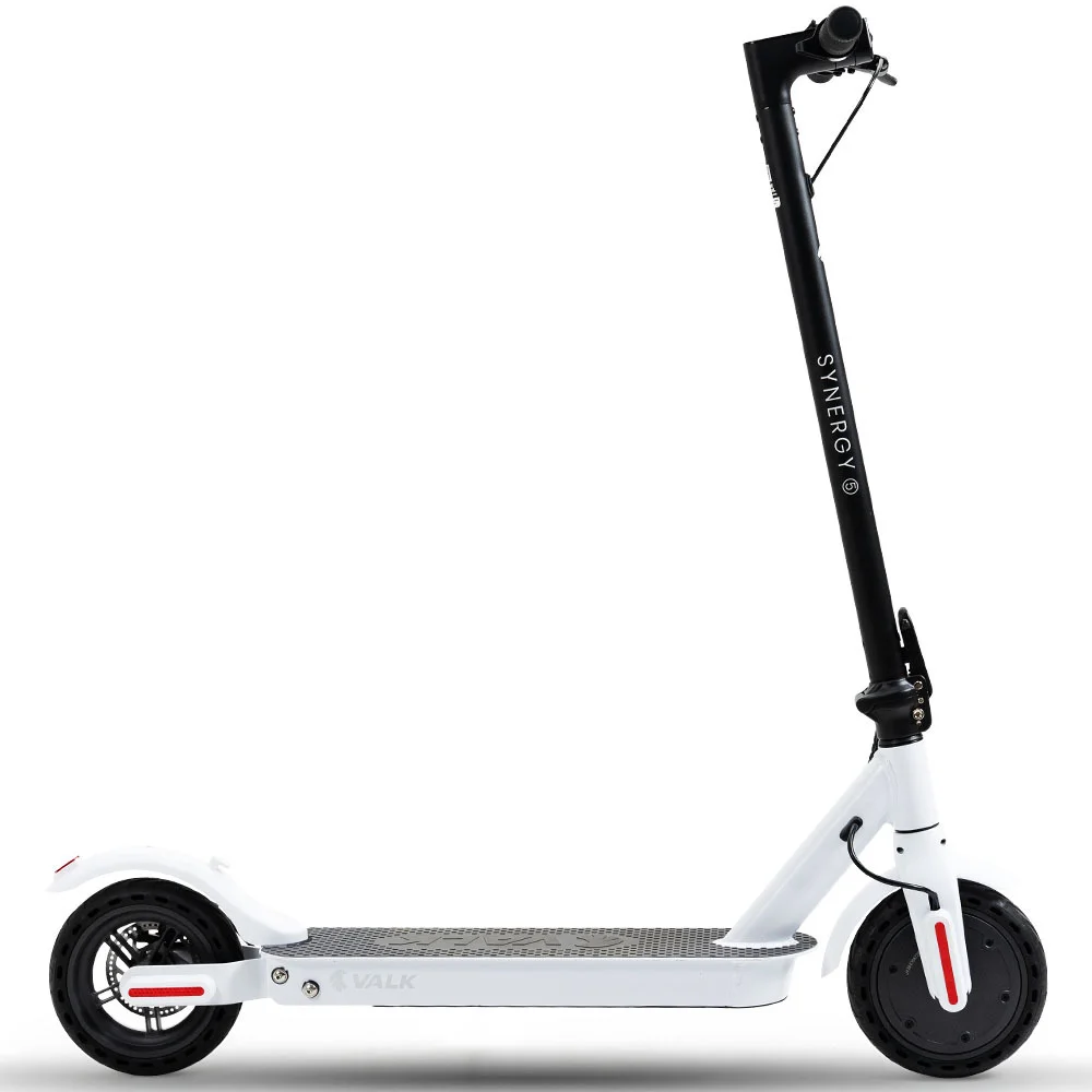VALK Synergy 5 Electric Scooter, 400W, AU Compliant, Motorised eScooter for Adults, White
