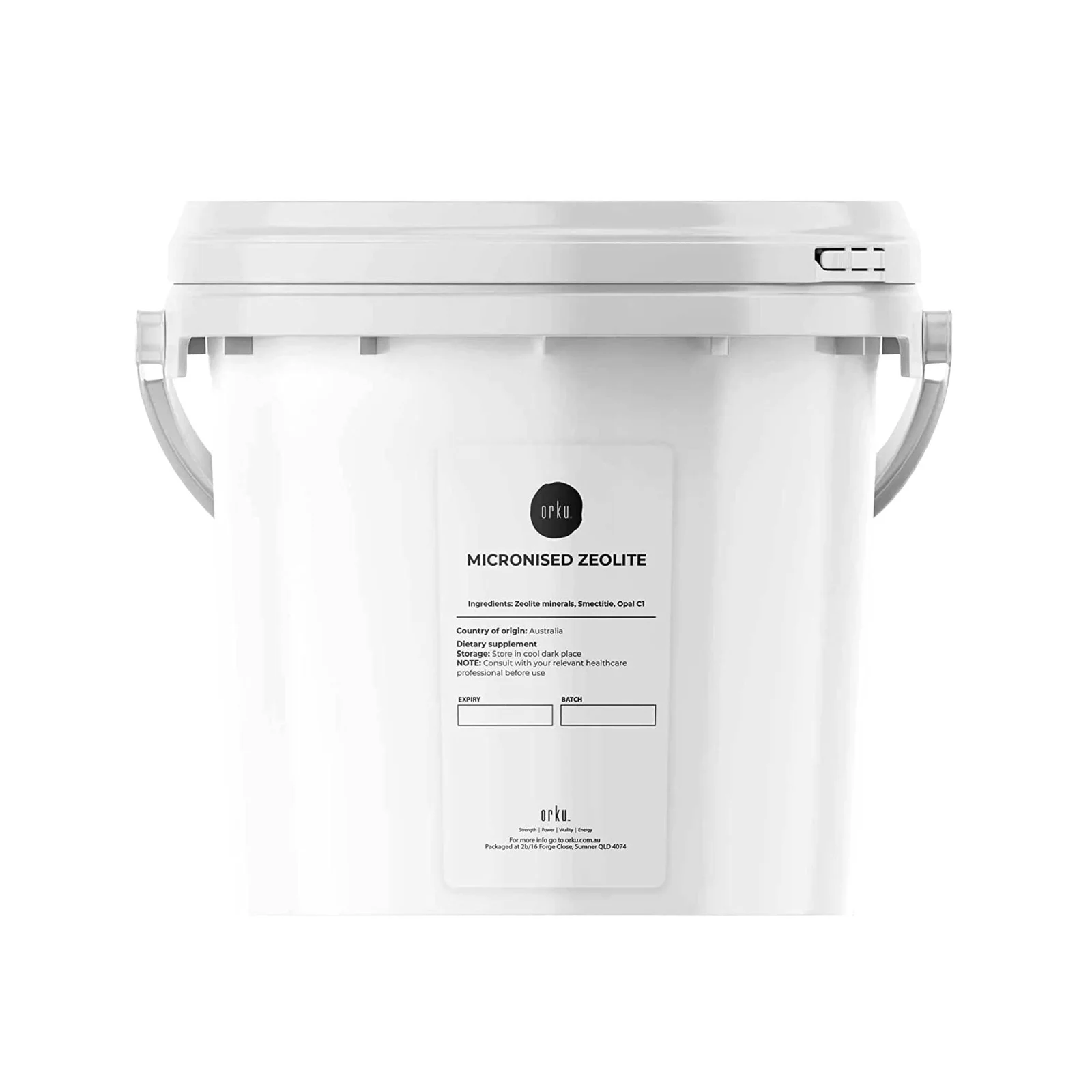 1.3kg Pure Micronised Zeolite Powder Tub Mineral - Micronized Volcamin