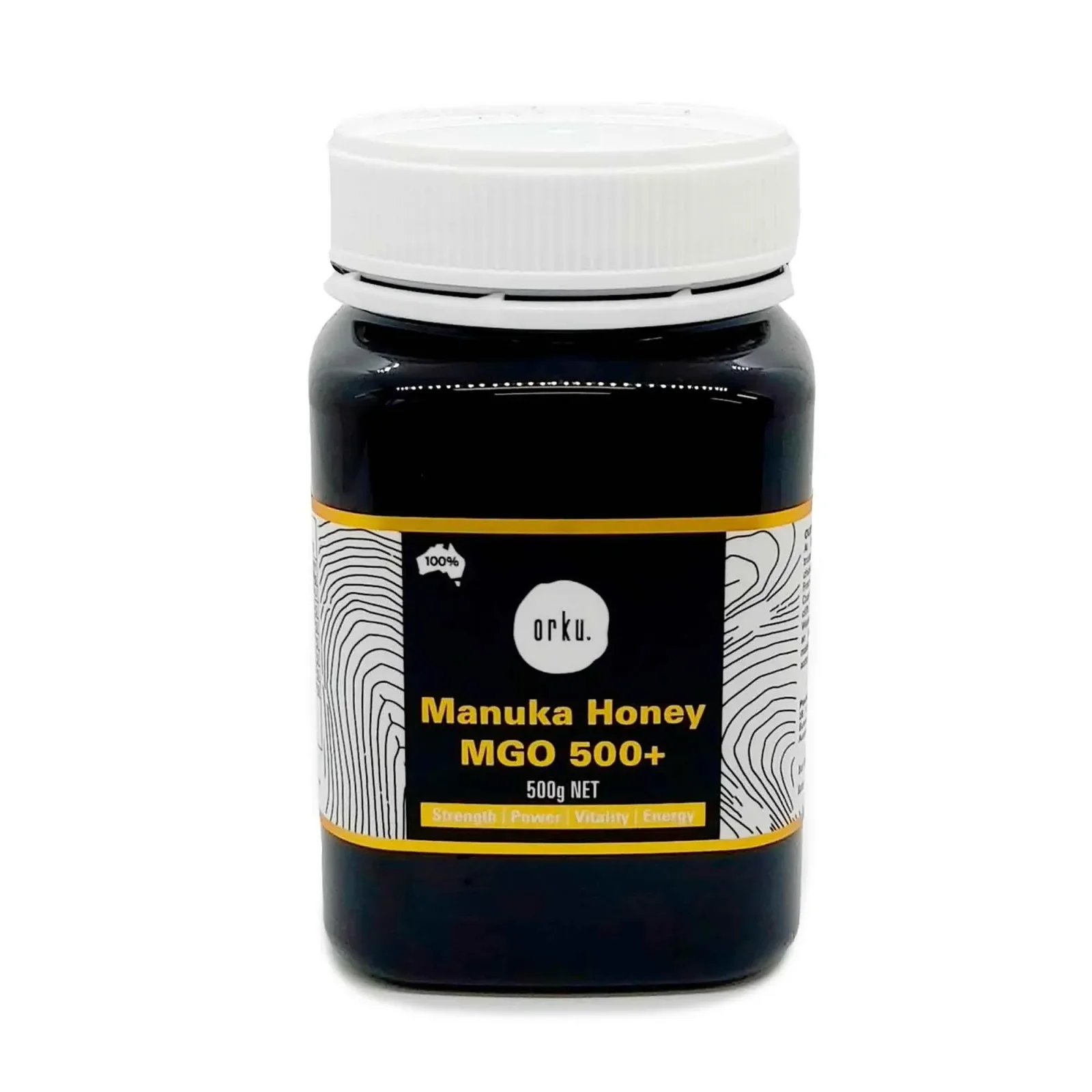 Orku MGO 500+ Australian Manuka Honey 500g - Raw Jelly Bush Honey