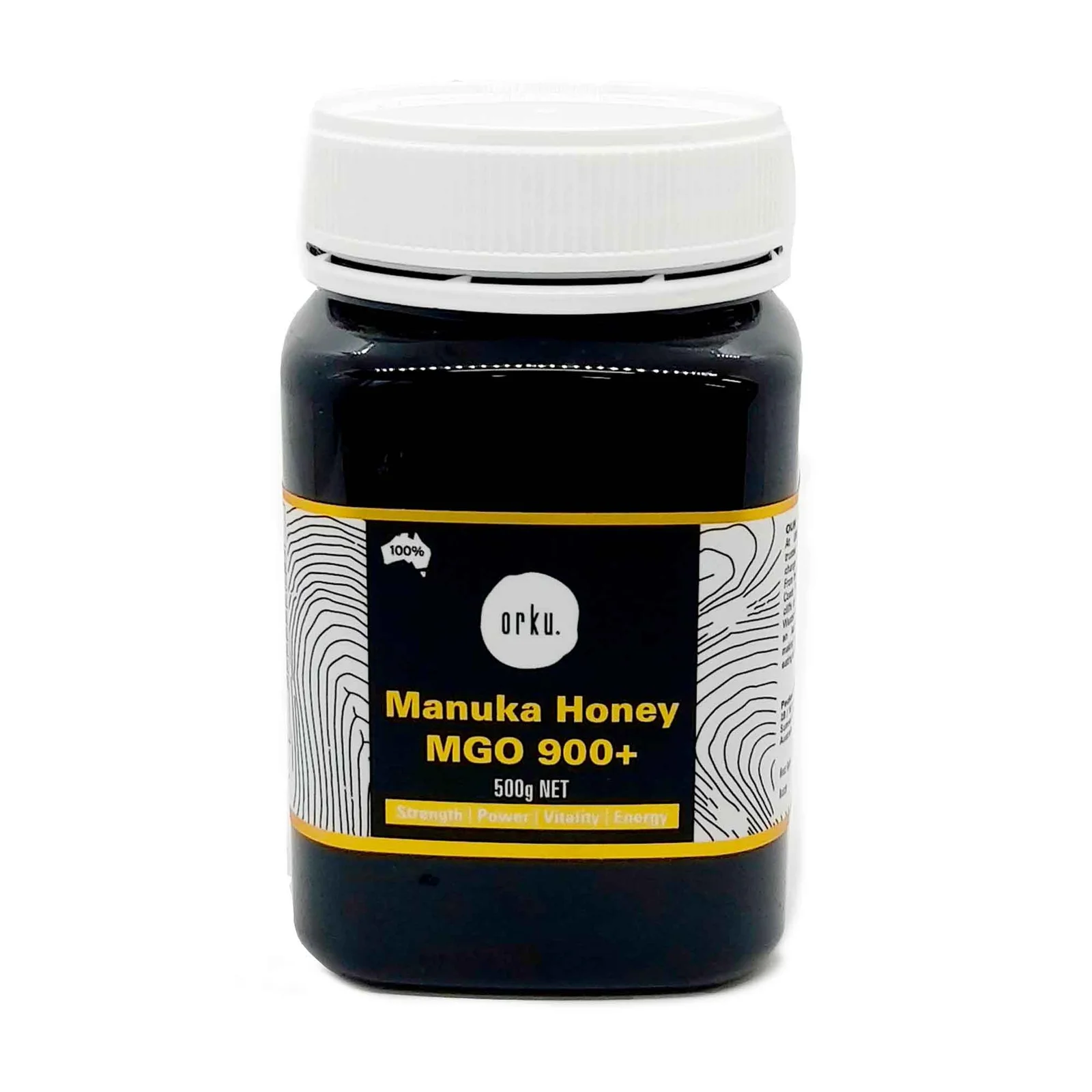 Orku 500g MGO 900+ Australian Manuka Honey - 100% Raw Natural Pure Jelly Bush