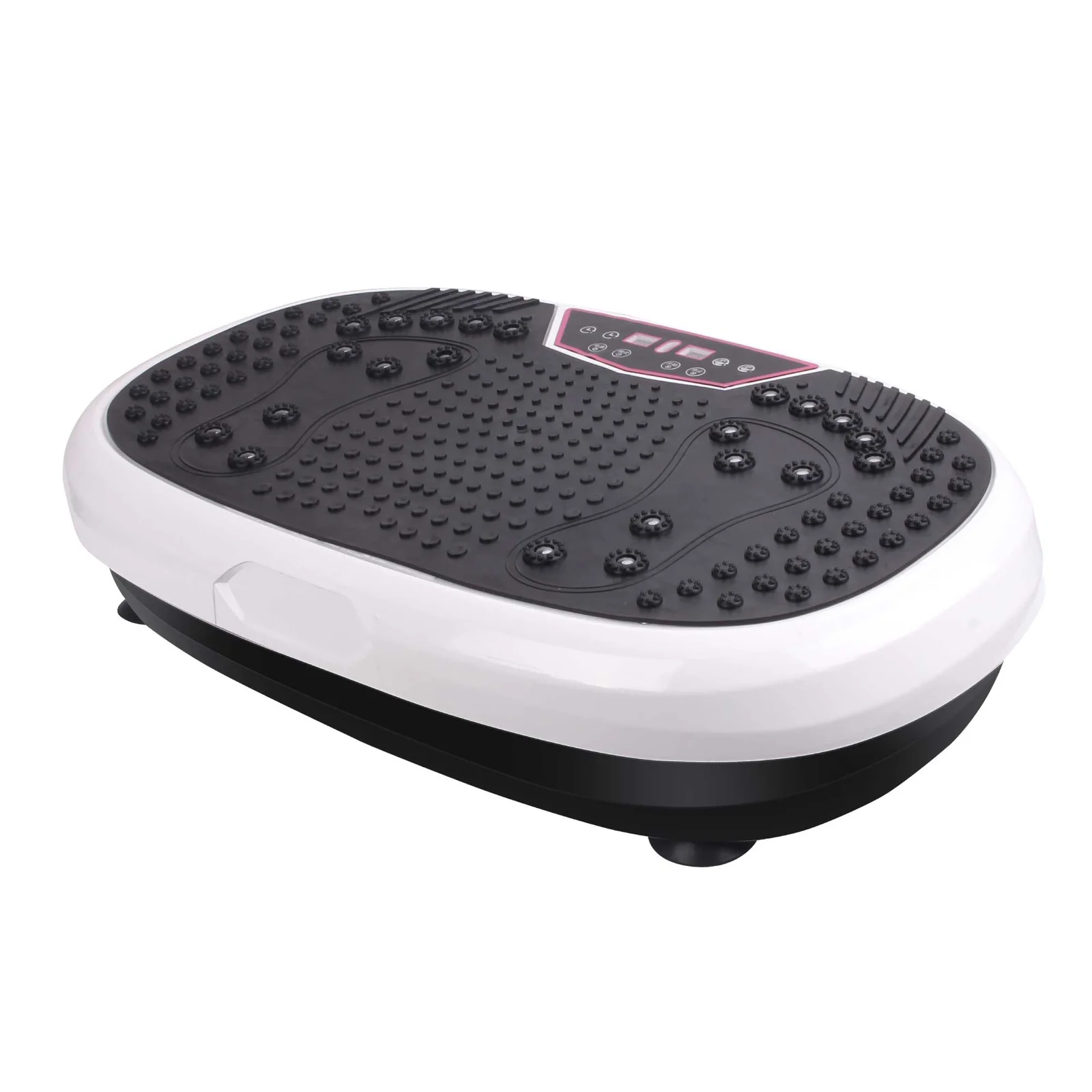 Social Hike White Mini Vibration Plate - Vibrating Exercise Machine Platform