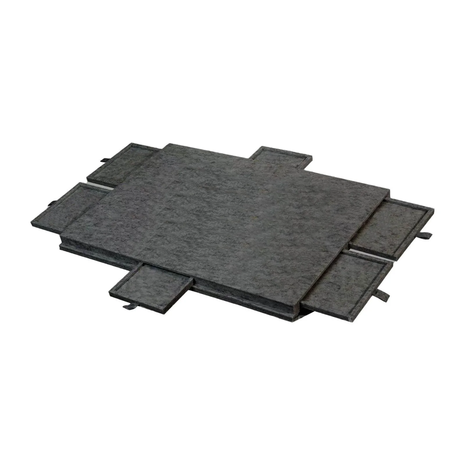 Social Hike Puzzle Felt Board 1000pcs - Folding Portable Stand Cover and Drawers