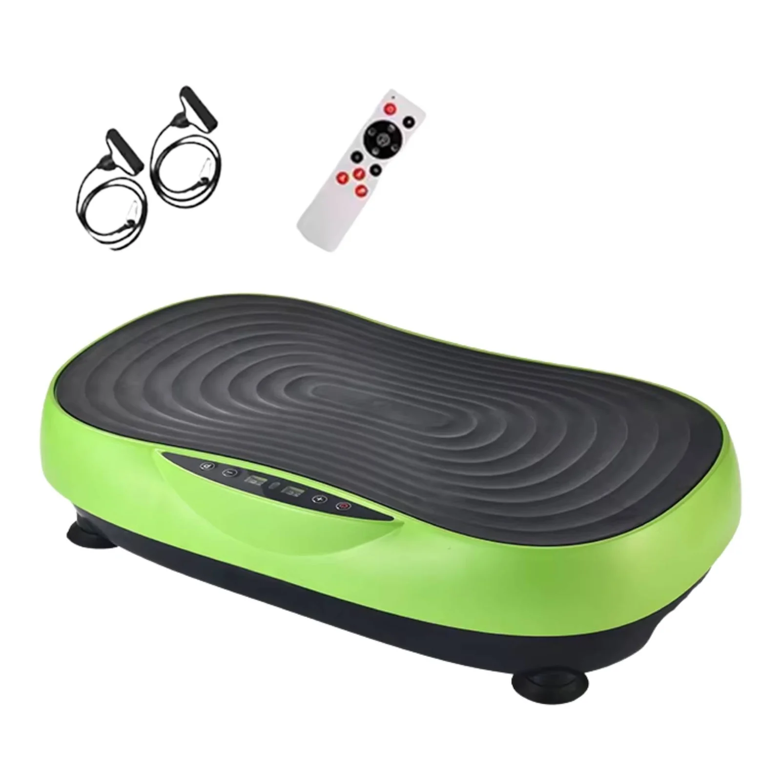 Social Hike Vibration Plate Machine Full Body Vibrating Exercise Platform Green