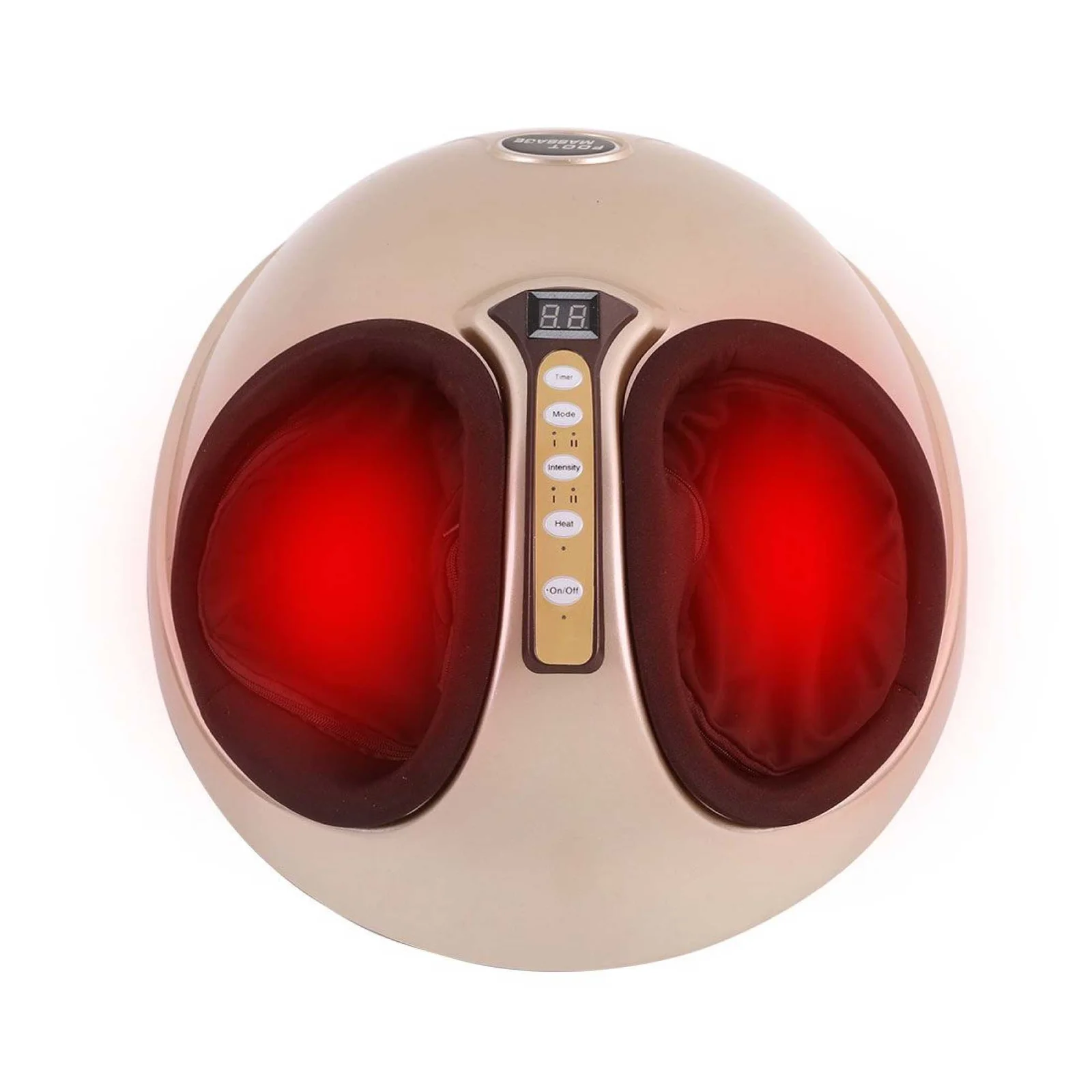 Orku 3D Foot Massager Machine - Home Heat Massage Kneading Air Compression Gold