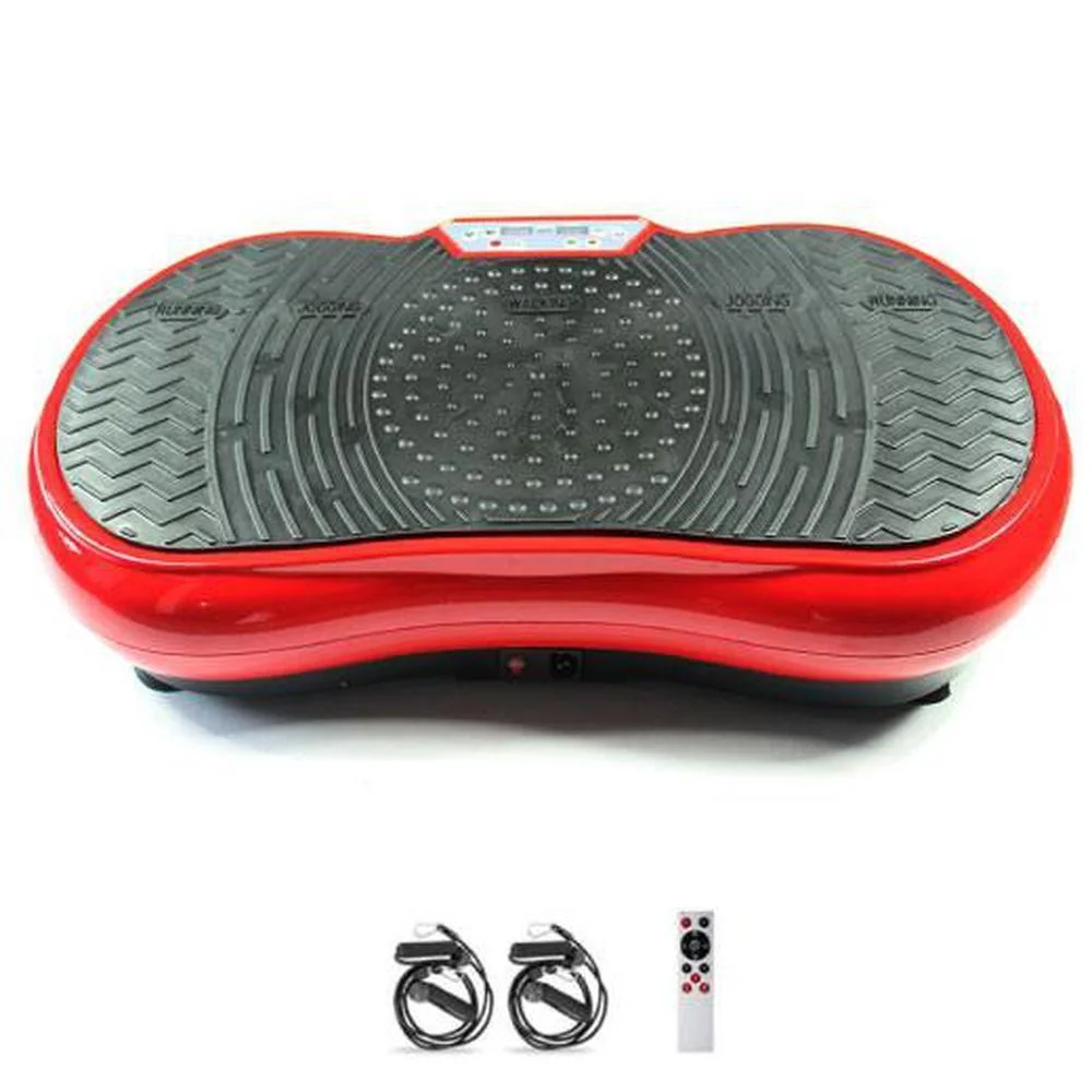 Social Hike Red Vibration Machine Platform - Exercise Plate Whole Body Workout