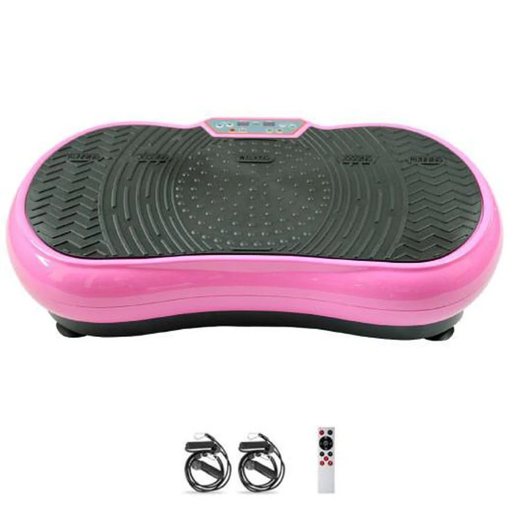 Social Hike Pink Vibration Machine Platform - Exercise Plate Whole Body Workout