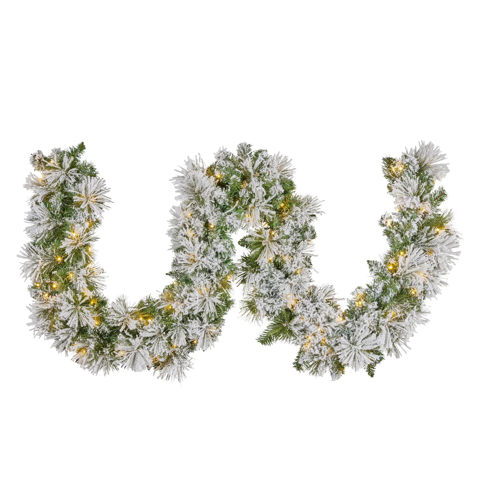 Christabelle 274cm Majestic Snow Prelit Christmas Garland