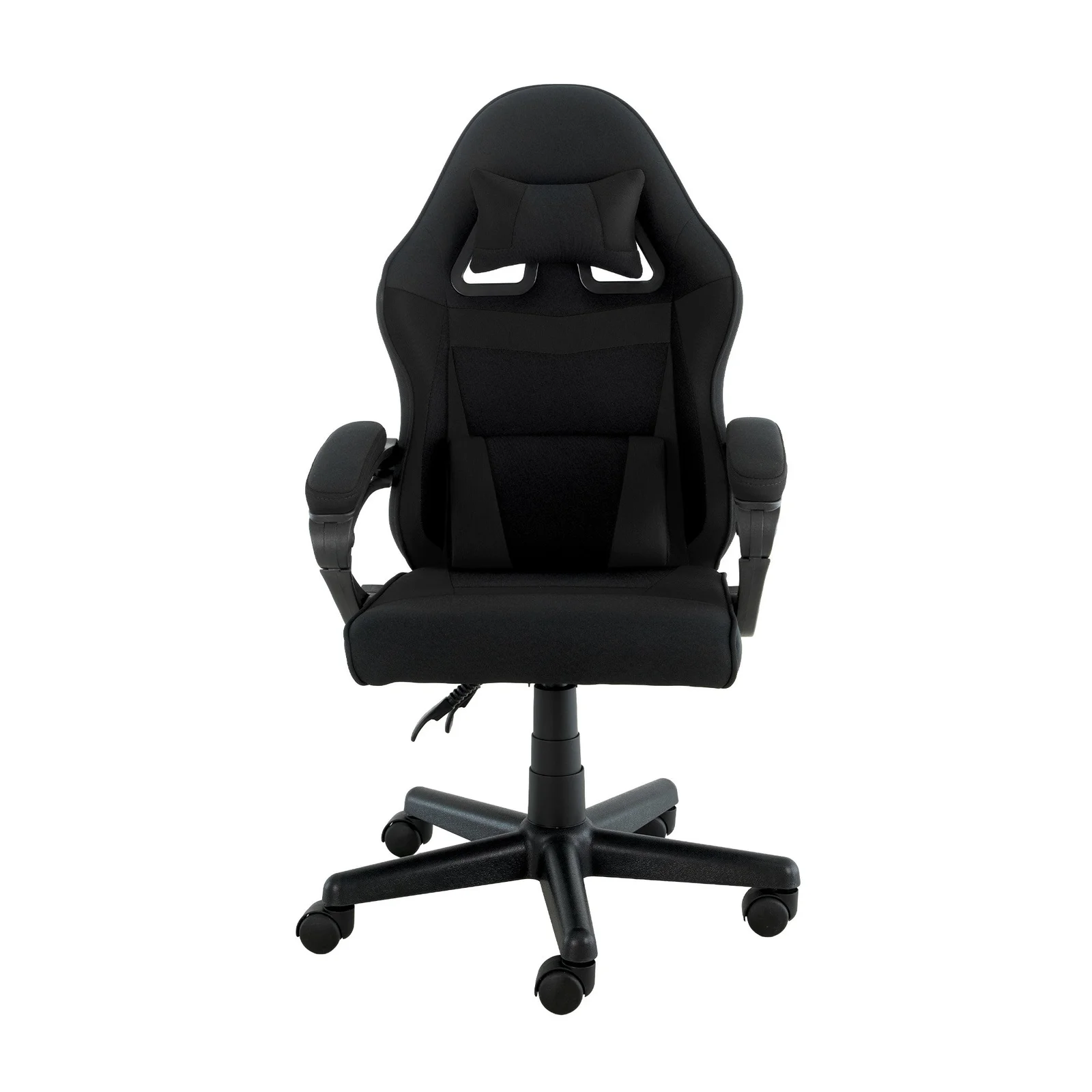 Sarantino Antre Kids Study Gaming Chair Black Adjustable Computer Desk Seat Racing Inspired-look With Adjustable Height, Ergonomic Back Support, Padded Armrests
