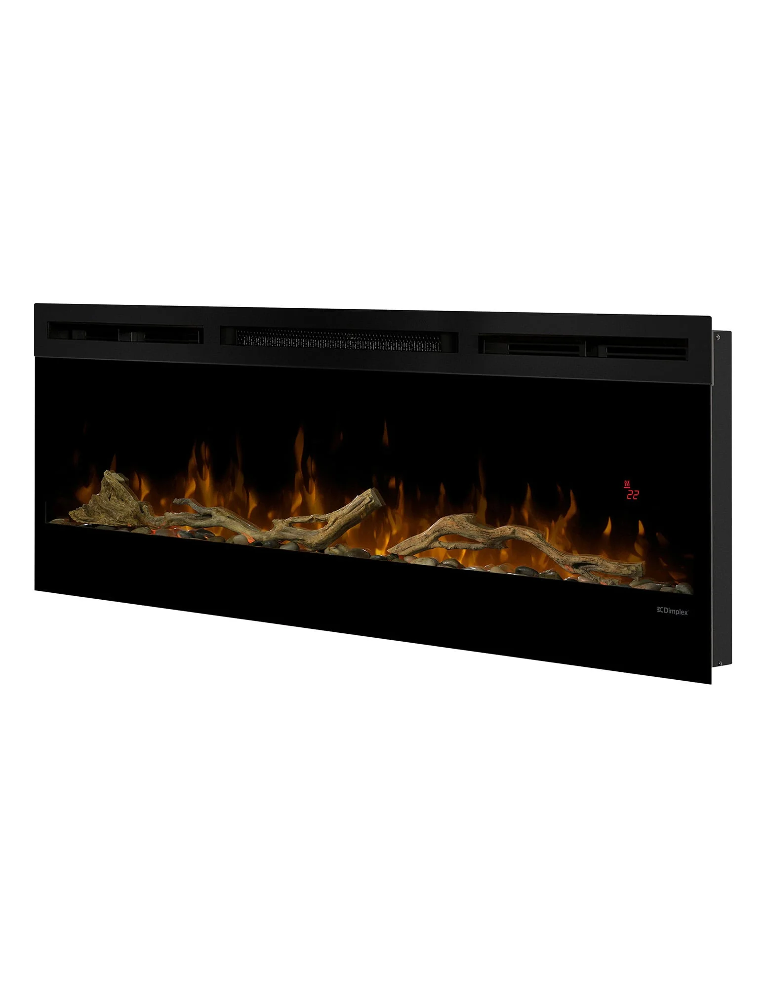 Dimplex 50-inch Linear Fireplace Driftwood and River Rock Accessory Package