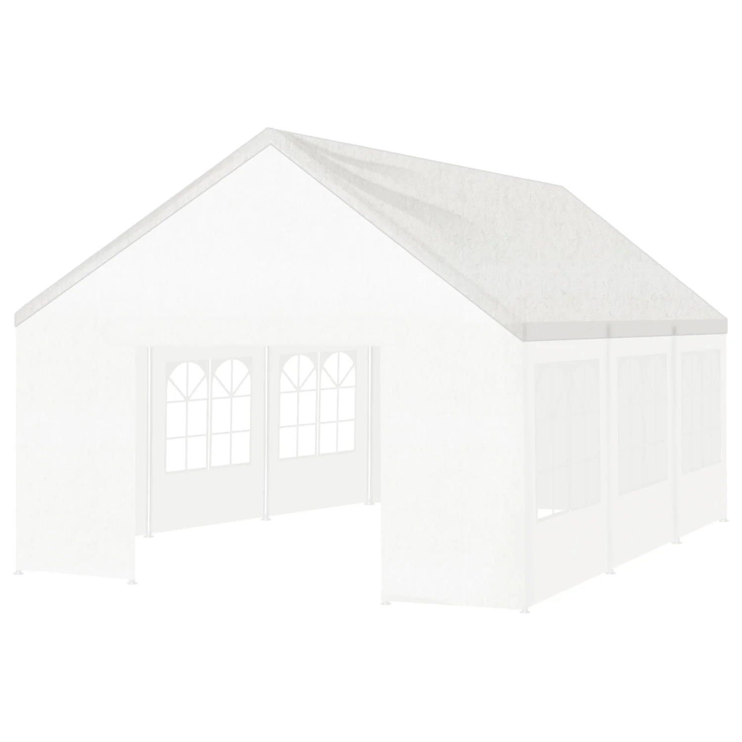 Wallaroo 6x6 White Premium Outdoor Event Marquee Roof Spare Part