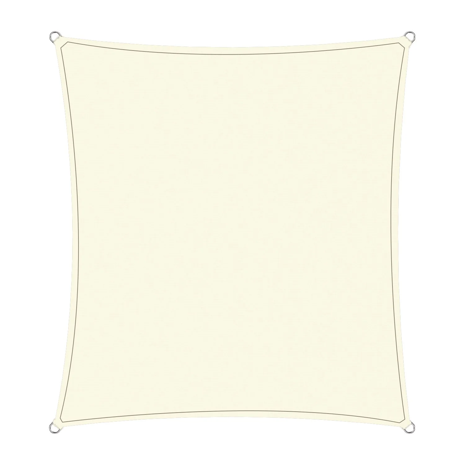 Wallaroo Waterproof Outdoor Shade Sail Canopy Sun Cloth Square 5x7M