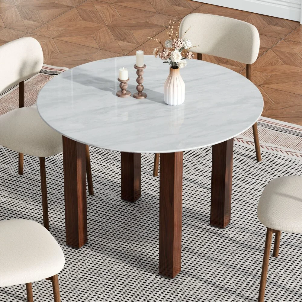 Willowmarble Round Dining Table