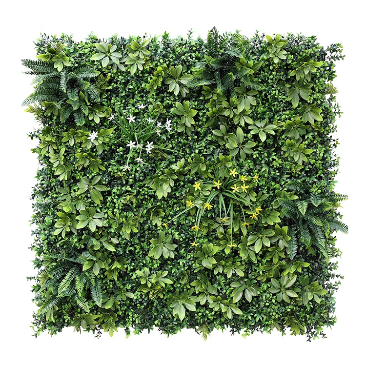 YES4HOMES 5 SQM Artificial Plant Wall Grass Panels Vertical Garden Foliage Tile Fence 1X1M Green