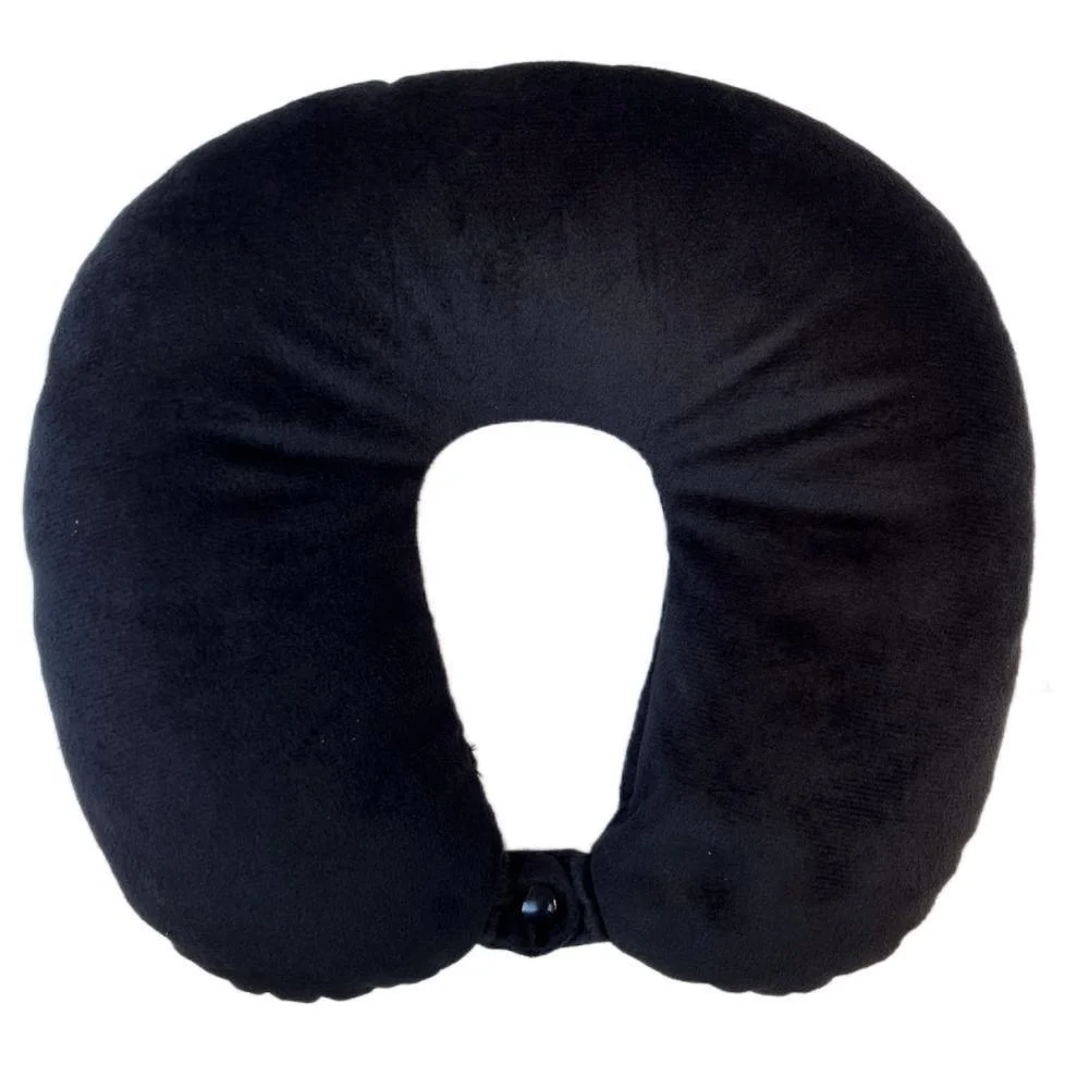 2 X Portable U Shaped Travel Neck Pillow Head Rest Cushion Microbead