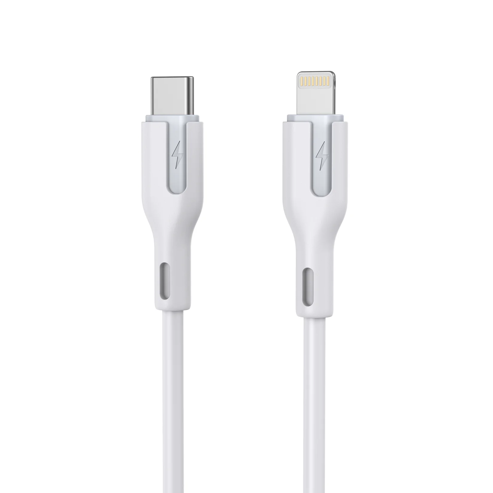 CHOETECH XCL-0002 Silicone USB-C to L Cable 1m White
