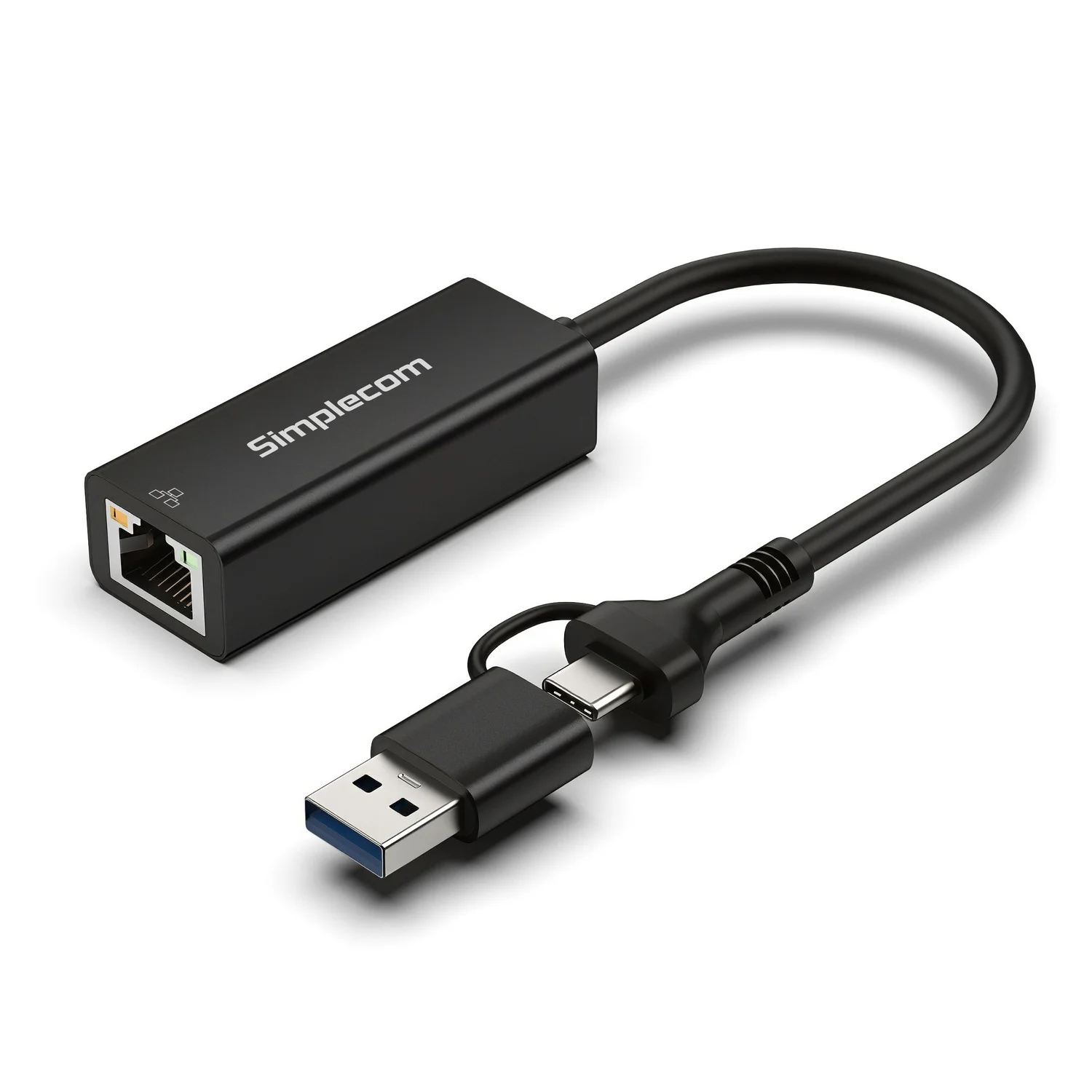 Simplecom NU315C SuperSpeed USB-C and USB-A to Gigabit Ethernet Adapter