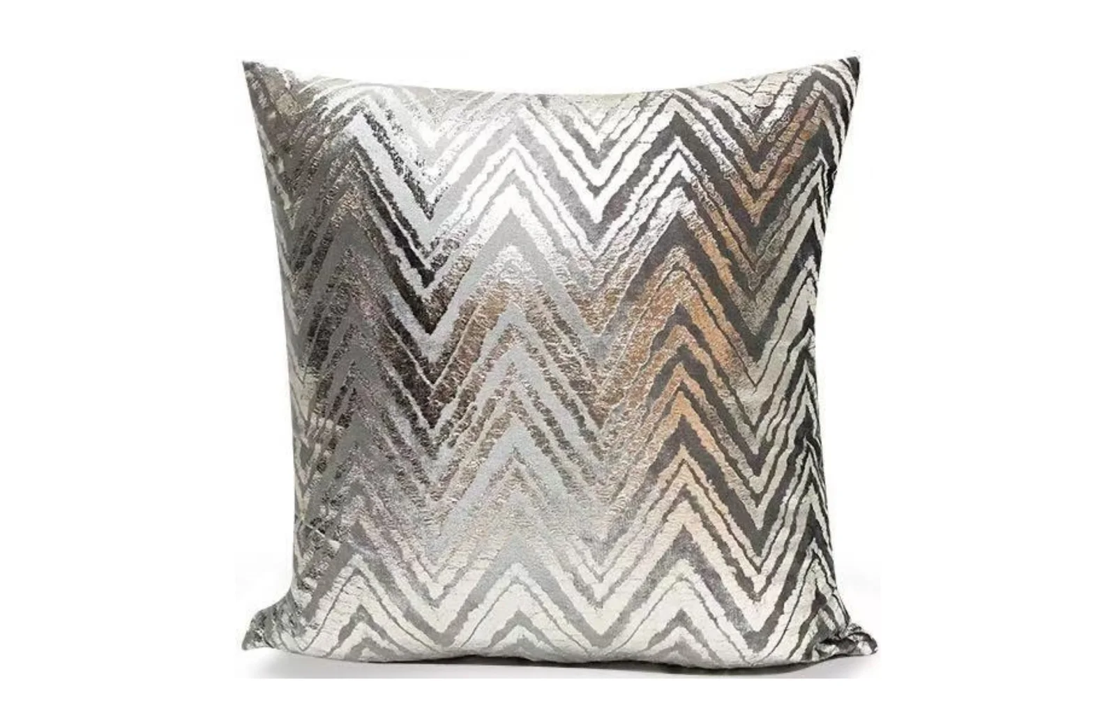 Silver Zig Zag Designer Cushion