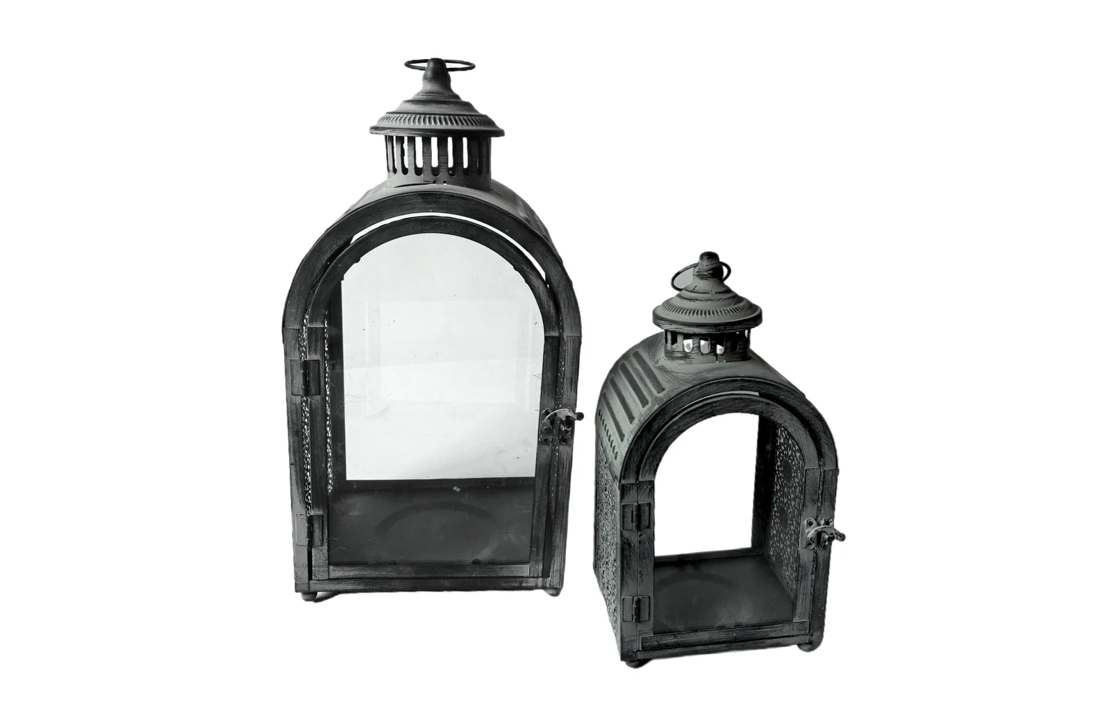 Rustic Arch Lantern Set of 2