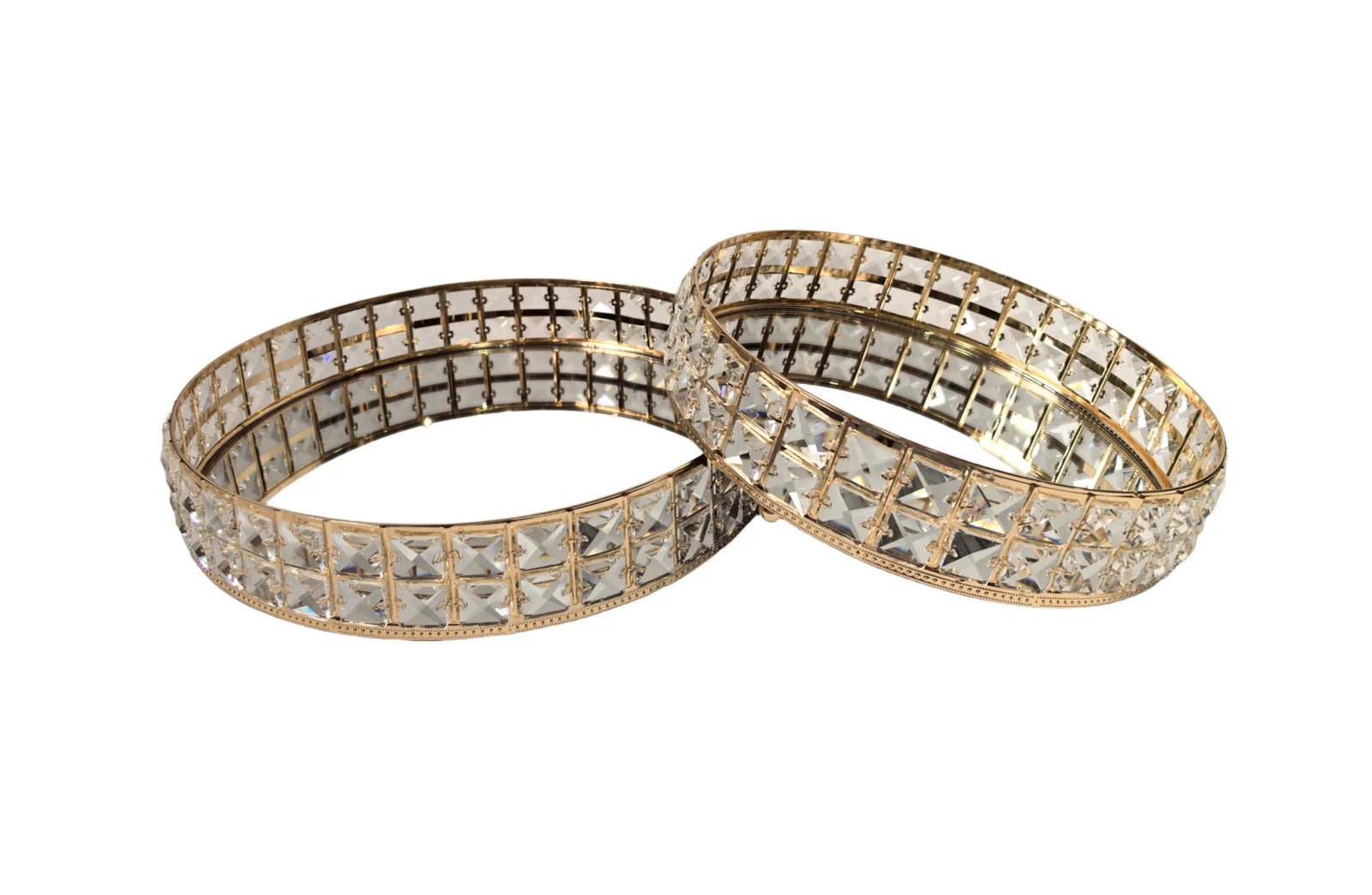 Katie Tray - Round - Small - Gold