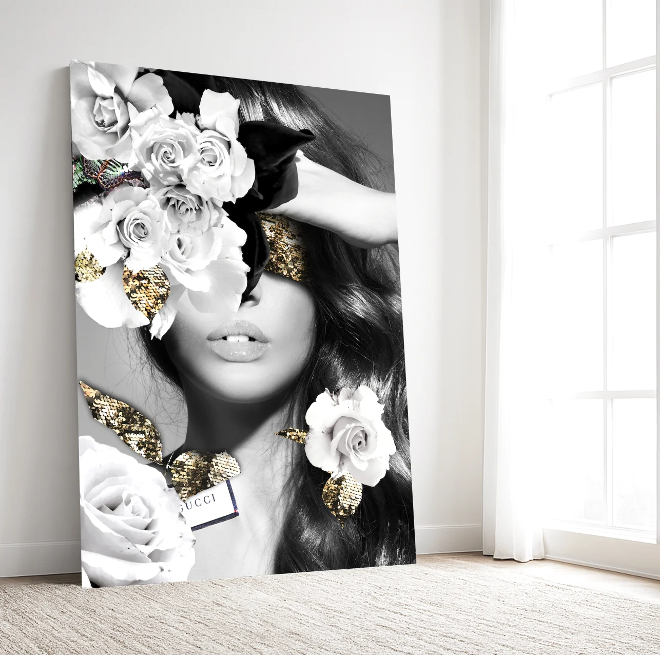 Interior Ave - Made In Italy - 90cm x 60cm White Framed Artwork