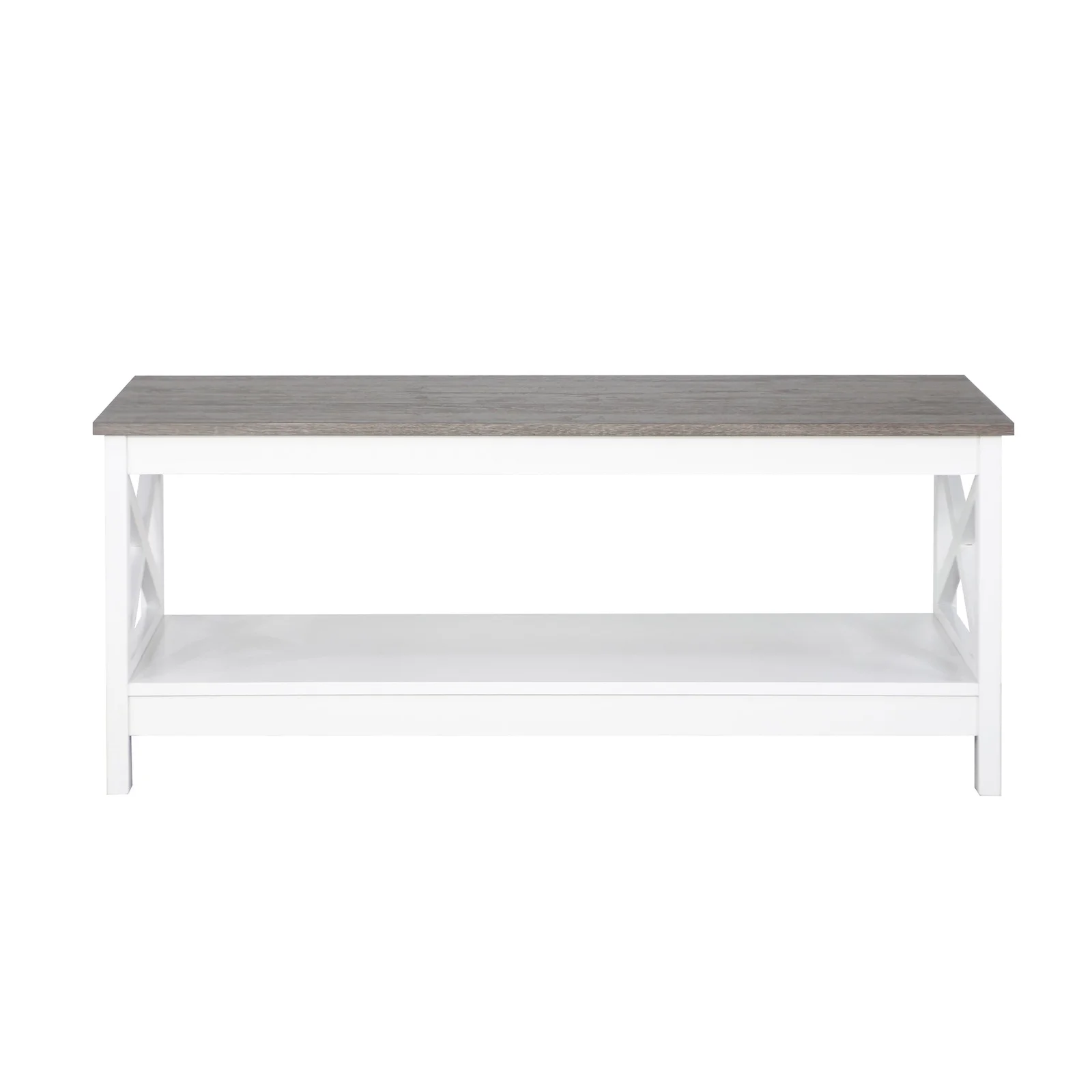 Coastal Coffee Table in White and Grey