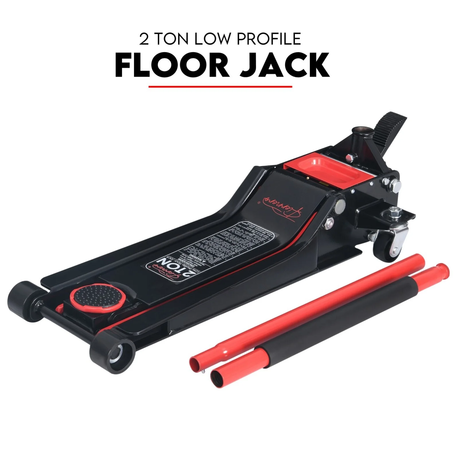 2 Ton Low Profile Trolley Jack Hydraulic Floor Car Lifter Dual Pump 70-620MM
