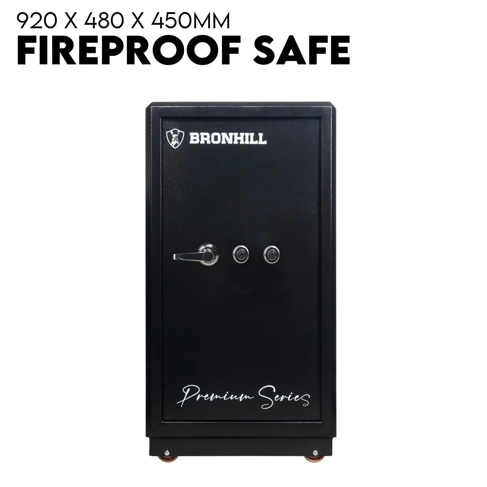 Dual Key Lock Safe Box Fire Proof Safe Heavy Duty Key Lock Security 118L