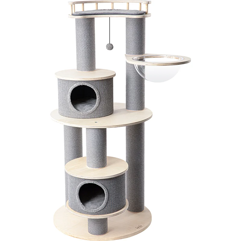 HONEYPOTCAT Majestic Reinforced Multi-Level Cat Tree  - 165cm
