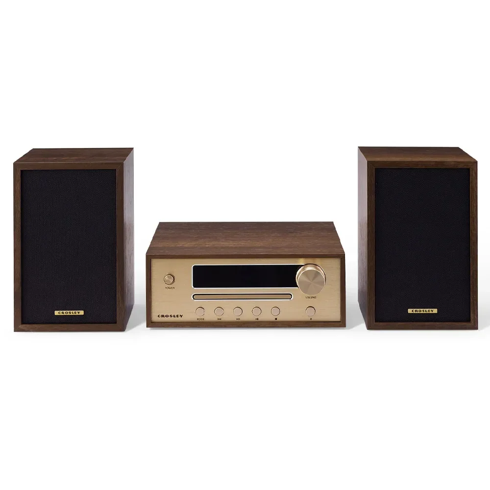 Crosley Parker Radio CD Player - Walnut