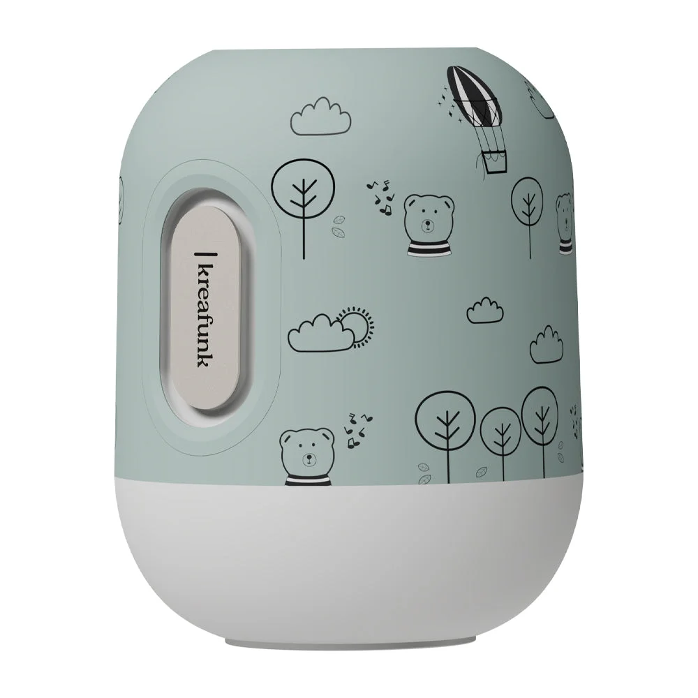 Kreafunk Kids Glowie Bluetooth Speaker W/ Light - Dusty Green