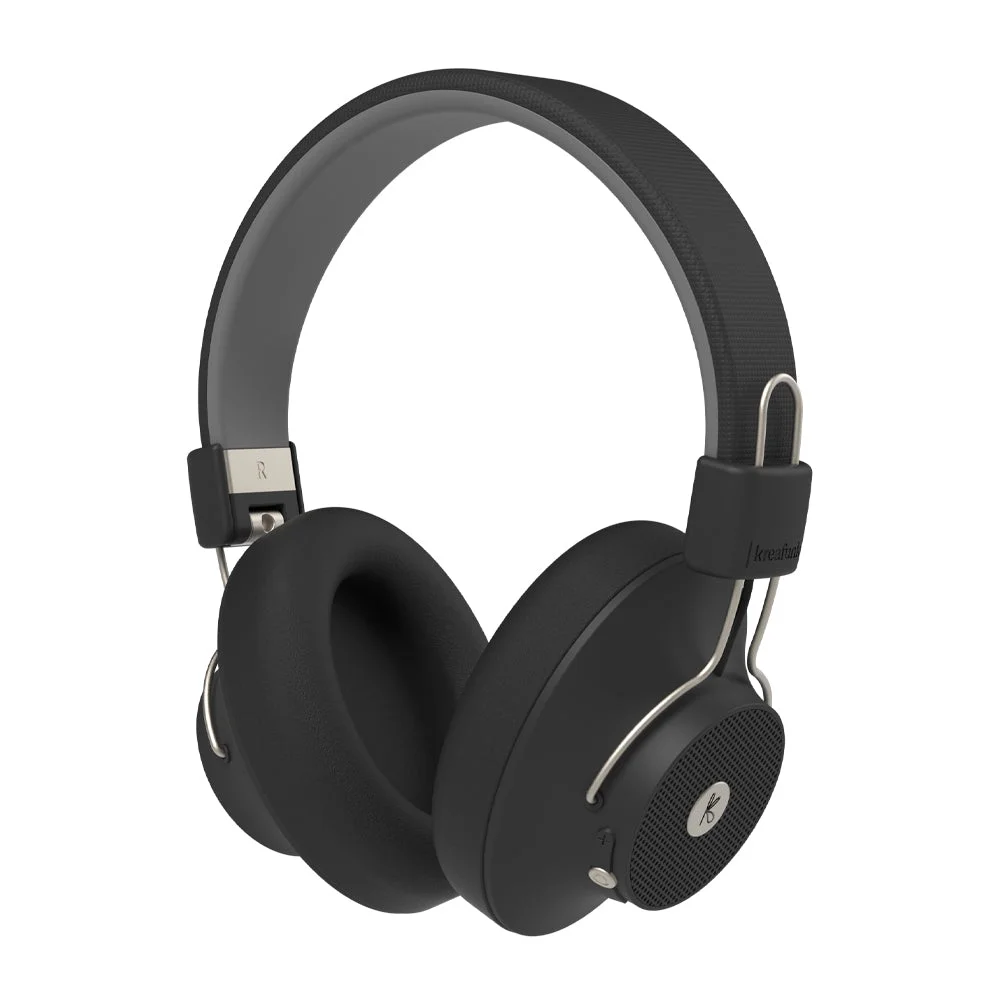 Kreafunk Abeat Qi Bluetooth Headphones W/ Anc - Black