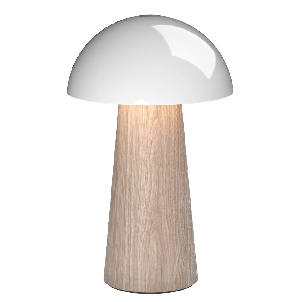 Kreafunk Bello Lamp, Portable And Rechargeable - Light Wood