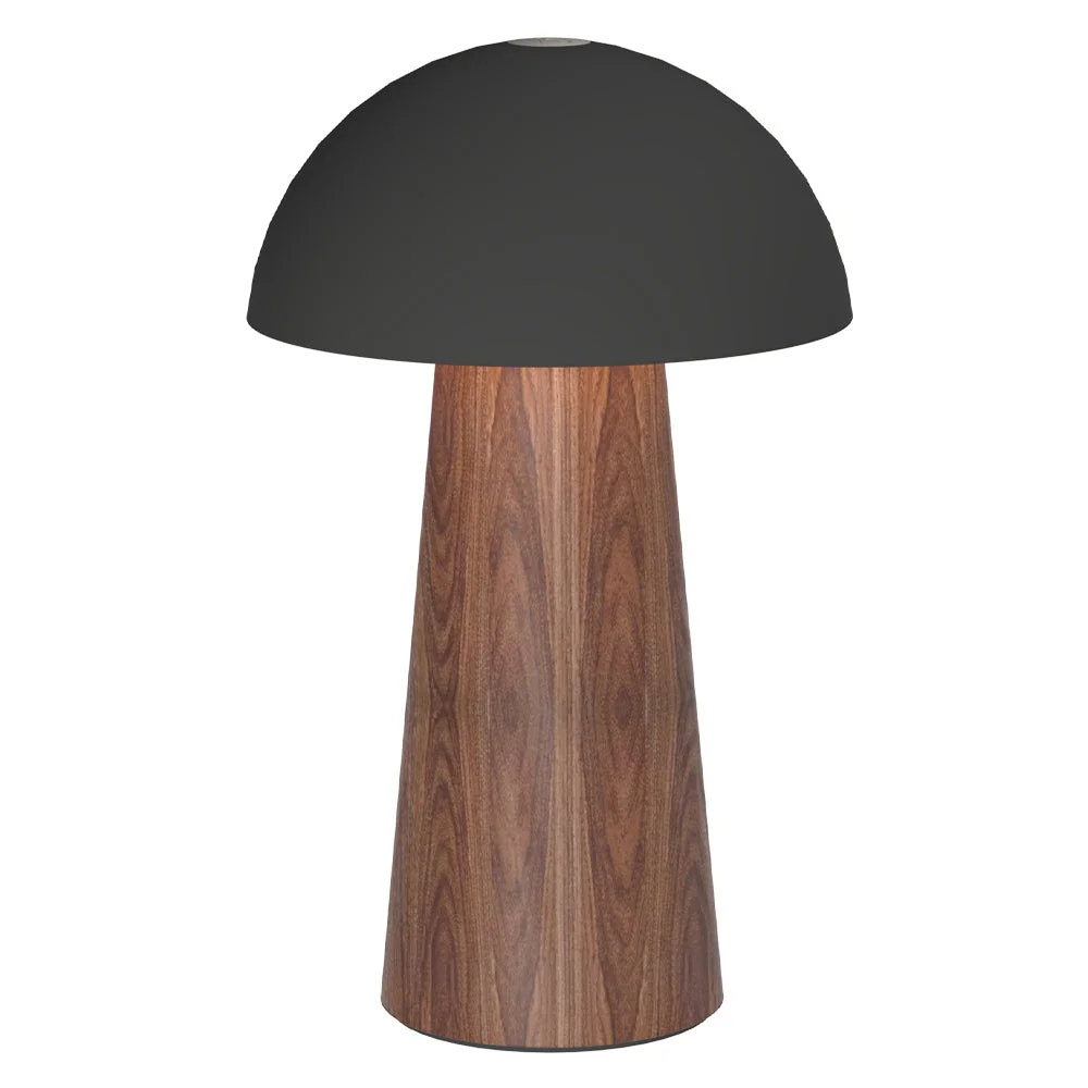 Kreafunk Bello Lamp, Portable And Rechargeable - Black Wood