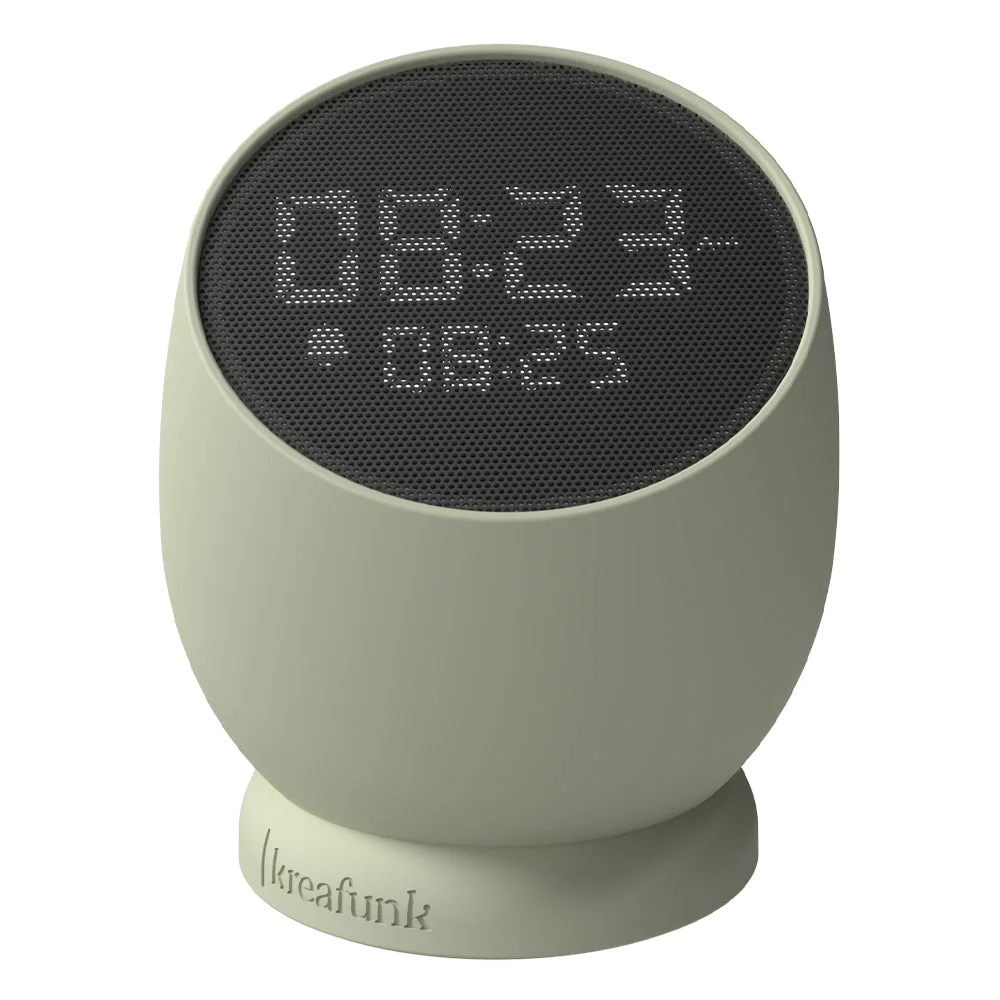 Kreafunk Bell Alarm Clock - Dusty Olive