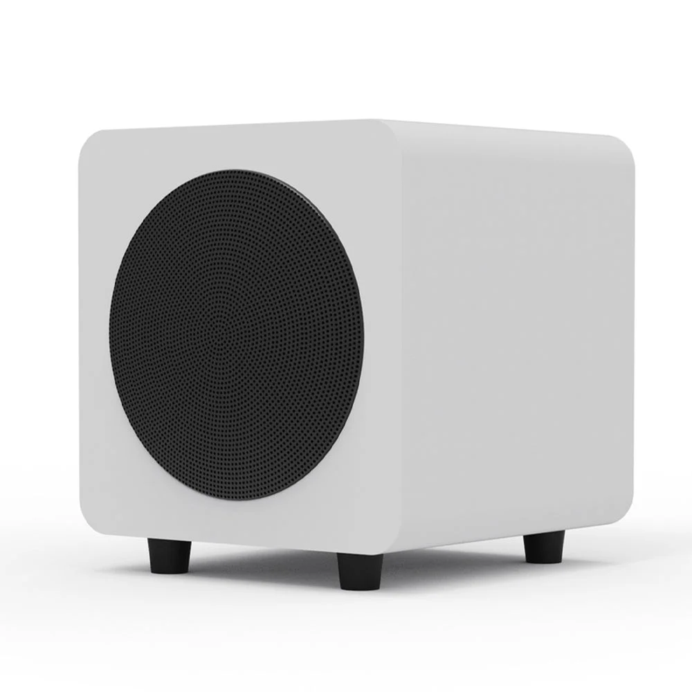 Kanto SUB6 200W 6" Sealed Powered Subwoofer, Matte White