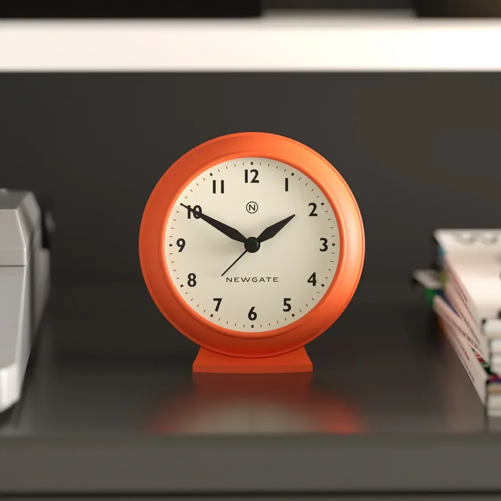 Newgate Pacific Mantel Clock-Pumpkin Orange thumbnail 2