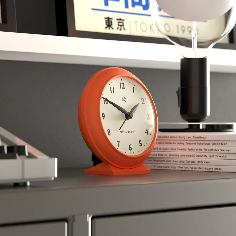 Newgate Pacific Mantel Clock-Pumpkin Orange thumbnail 4