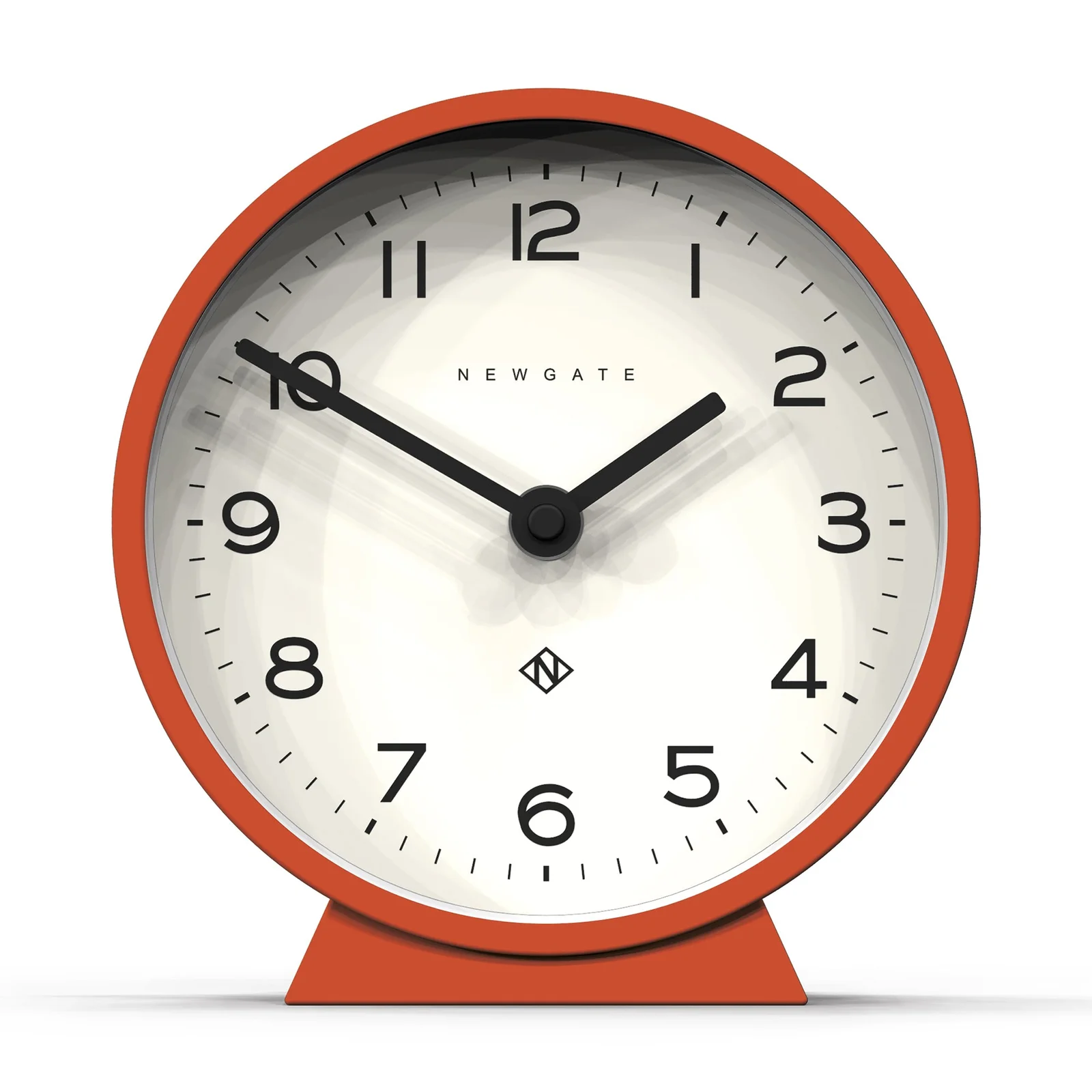 Newgate M Mantel Clock in Orange with Silent Sweep Quartz Movement